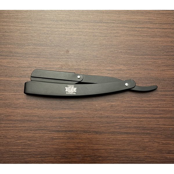 Black Stainless Steel Lightweight Easy to Use Barber Shaving Tool All Hair Folding Edge Razor