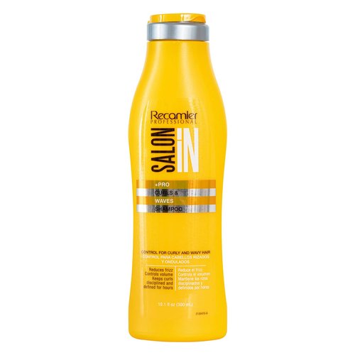 RECAMIER Professional Salon In Hydrating Anti Frizz Curly Hair Shampoo and Conditioner Set with Keratin Damaged Locks Moisturizing Treatment Champu y Acondicionador para Cabello Rizado