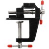 Eyech Mini Table Clamp Portable Work Bench Vise, Small Bench Vice Aluminum Miniature Jewelers Hobby Clamps Craft Repair Tool
