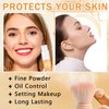 IONSGAKO Mineral Sunscreen Powder SPF Powder for Face Hair Scalp Sunscreen Powder Breathable Translucent Powder Broad Spectrum UV Protection SPF 35 Setting Mineral Powder Face Sunscreen 0.71oz