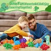 Crincy ABC Alphabet Dinosaurs Matching Learning Toy for Kids 3-5, 26PCS Montessori Double-Sided Dinosaur Toys Match Letter, Fine Motor Toys, Preschool Educational Learning Toys for Toddlers