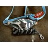 Horse Noseband Tack Bronc Leather Halter Tie Down Lead Rope Turquoise 280102