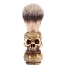Skull Head Shaped Handle Beard Shaving Brush Designed for your Best Wet Shave, Hand Crafted with Resin Men's Grooming Hair Shaving Brush Tool