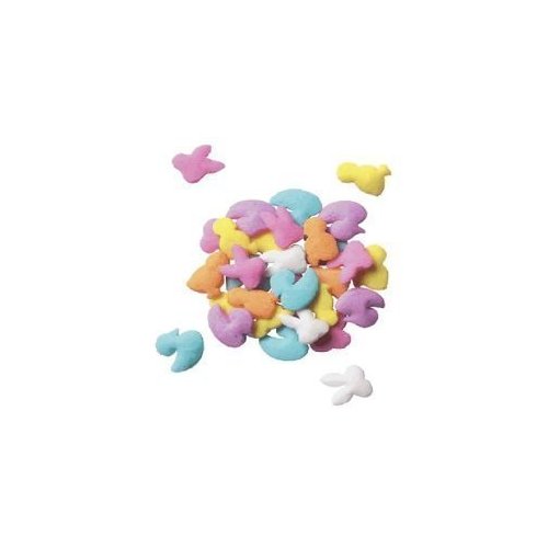 Edible Confetti Sprinkles Cake Cookie Cupcake Quins Deluxe Easter 8 Ounces