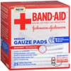 Johnson & Johnson Red Cross Hospital Grade Gauze Pads 3"x3" - 25 ct