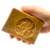Authentic Aleppo Soap 86% Olive Oil & Laurel Oil Bar Organic, Vegan, All-Natural for Body, Face, Hands, Bath and Hair - 100 gr