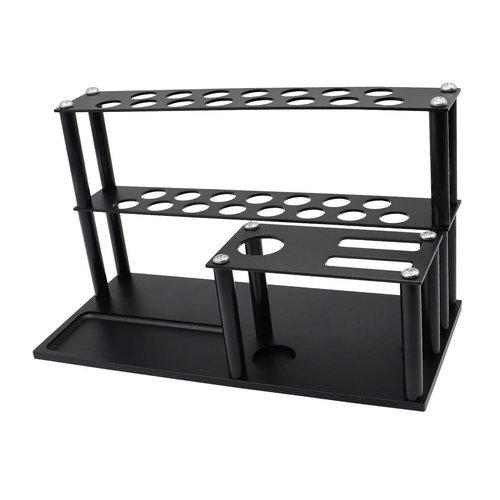 Treehobby RC Tools Kit Organizers fit Screw Driver Pliers Body Reamer Bulit-in Screw Tray 18 Holes Screwdriver Storage Rack Compatible with RC Car Quadcopter Drone Helicopter Airplane Boat