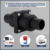 Five Oceans 1-1 1/2-Inch Check Valve, Boat Bilge Pump Non-Return Check Valve, Marine In-Line One Way Stepped Connection - 2-Pack - FO4142-M2