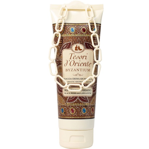 Tesori d'Oriente Shower Cream Gel Womens, Moisturizing Body Wash For Women, Travel Size Body Gel with Skin Care Essentials-250 Ml-8.45us Fl Oz-[Italian Import ]-(Byzantium)