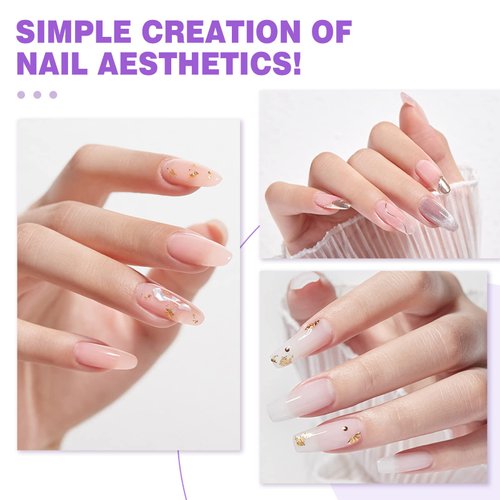 SAVILAND Gel X Nail Glue with Lamp Kit, 4-in-1 U V Nail Glue Gel DUO 15 ML for Nail Tips and U V Nail Lamp for Nails Fast Curing Nail Glue for Gel X Nail Extension DIY Nail Art