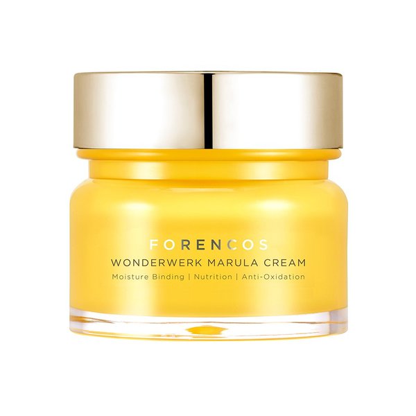 [FORENCOS] Wonderwerk Marula Cream 1.69 fl. oz. (50ml) - Containing Marula Oil & Hoeny & Proplis Extracts & Hyaluronic Acid, Deep Moisturizing and Nourishing Facial Cream
