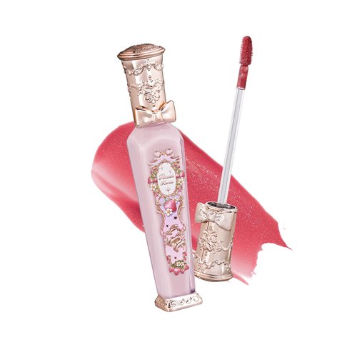 Flower Knows Violet Strawberry Rococo Glowy Lip Gloss-Moisturizing Tinted Lip Plumper Oil-Hydrating Glitter Lip Makeup for Girls&Women-Vegan & Cruelty-Free-0.12 Fl Oz,1 Count (G02 Rasberry Booze)