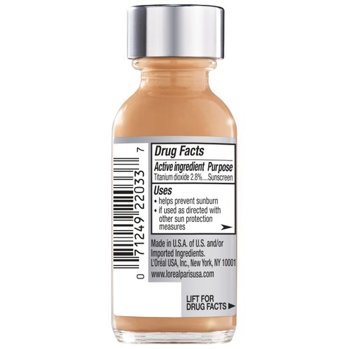 L'Oreal Paris Makeup True Match Super-Blendable Liquid Foundation, Golden Beige N6.5, 1 Fl Oz,1 Count