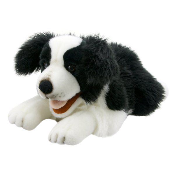 The Puppet Company Playful Puppies Border Collie Hand Puppet, 20 inches