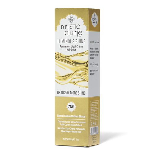 Mystic Divine 7NG Natural Golden Medium Blonde Liqui-Creme Permanent Hair Color 7NG Natural Golden Medium Blonde