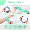 ATROCH Tie Dye Spa Headband for Washing Face Bubble Skin Care Headbands Makeup Head Band Face Wash Headband Girls Bow Tie Hair Band Women Shower Hair Accessories 4 Pcs