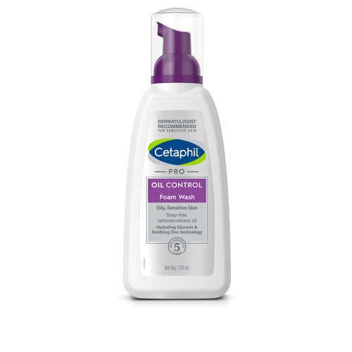 Cetaphil PRO Oil Control Foam Face Wash for Acne & Oily Prone Skin