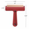 Speedball Pop-in Soft Rubber Brayer, 4" – Roller Tool for Crafting and Block Printing, Vinyl, Comfort Grip Handle