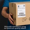 Premium Label Supply White Sticker Half Sheet Labels – 8.5" x 5.5" – Laser/Inkjet Compatible – (2 Labels/Sheet), 25 Sheets - 50 Total Adhesive Labels