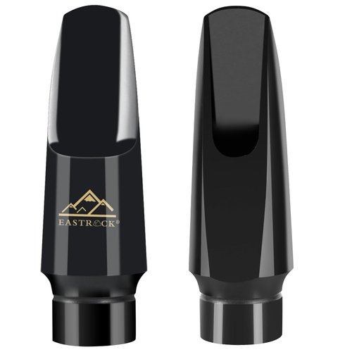 EASTROCK Alto Saxophone Mouthpiece Kit includes Leather Ligature, Plastic Cap, Professional Alto Sax Mouthpiece, Musical Instruments Accessory for Beginner and Intermediate