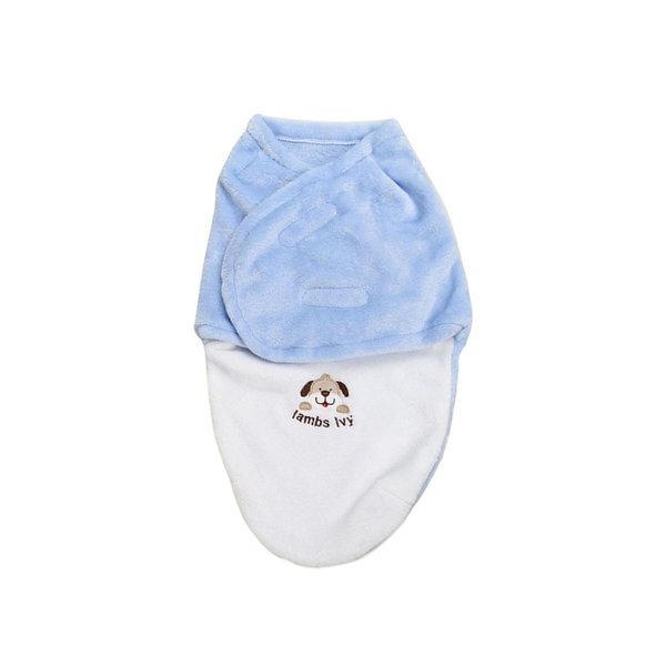 Newborn Baby Swaddle Envelope Wrap, 0 to 6 Months, Blue