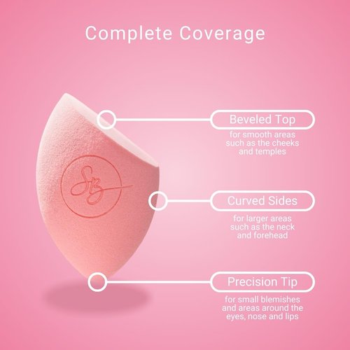 SNAPSHOT BEAUTY™ Makeup Sponge Set - 3 Professional Beauty Blending Sponges | Latex-Free Makeup Sponges For Foundation, Concealers, Liquids, Creams and Powders | Vegan & Cruelty Free