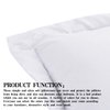 NTBAY 26x26 Euro Sham Covers - 2 Pack Brushed Microfiber 26x26 Pillow Covers - Soft, Wrinkle-Free, Fade-Resistant, Stain-Resistant, Euro Shams, Square Pillow Shams, White