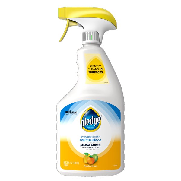 Pledge Multisurface Cleaner, Everyday Clean, Trigger, Fresh Citrus Scent, 25 oz