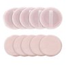 Anleolife 10Pcs Compact Washable Powder Blending Sponge Puff Round For Foundation Makeup Velour Puffs Makeup Lot (5bag/lot,2pcs/bag)
