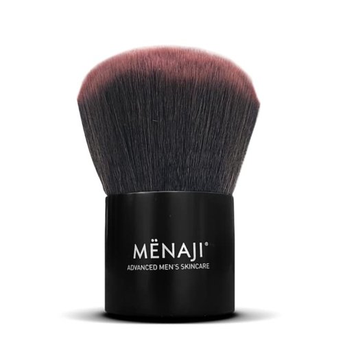 MENAJI Deluxe Kabuki Brush | Professional Quality Synthetic Brush Hair | For High-Definition Face Powder | Skin-Friendly and All-Occasion Kabuki Brush for Men
