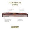Kent R9T All Coarse Hair Detangling Comb Wide Teeth Dressing Table Comb for Thick Curly Wavy Hair. Hair Detangler Comb for Grooming Styling Hair, Beard and Mustache. Saw-Cut. Handmade in England