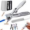 German Nail Clippers for Men, 2024 New Ultra Sharp Stainless Steel Nail Clippers for Thick Nails, The Luxurious Ultra Sharp Nail Clippers Set with Nail File for Seniors Men Women (Silver Set)