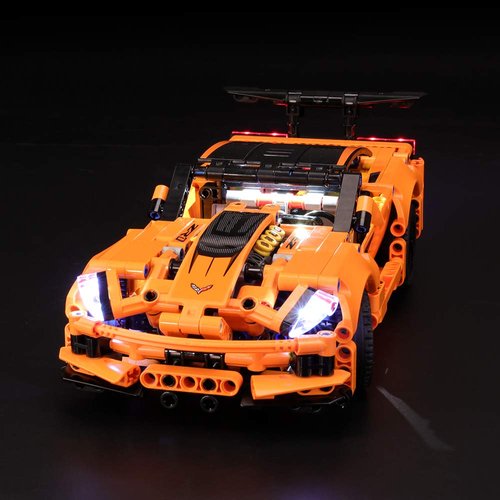 BRIKSMAX Led Lighting Kit for Technic Chevrolet Corvette ZR1 - Compatible with Lego 42093 Building Blocks Model- Not Include The Lego Set