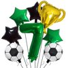 8PCS 32 inch Number 7 Balloon Soccer Balloons,Number Balloons Soccer Birthday Party Decorations,Suitable for Birthday Party World Cup Soccer Sports Theme Party Decorations