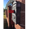 RowithmA Mailbox Flag Front Mount Flag 4" x 2" x 0,4", Stylish Replacement/Great on Brick/Stone Mailbox