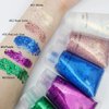 GL-Turelifes 30ml Sequins Chunky Glitter Liquid Eyeshadow Glitter Body Gel Festival Glitter Cosmetic Face Hair Nails Makeup Long Lasting Sparkling Easy to Apply, Easy to Remove (#08 Red)