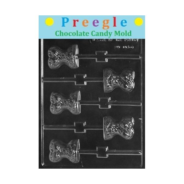 Preegle D105 Corset Lollipop Sucker Chocolate Candy Mold with Molding Instructions