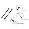 Pagabach 100PCS 2.2 Inch Black Hair Pins Bobby Pins Clips Straight Design with Ball Tips for Women Girls Fashion Hairdressing Beauty wedding with Case