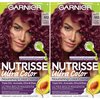 Garnier Hair Color Nutrisse Ultra Color Nourishing Creme, M2 Medium Intense Magenta (Sweet Grenadine) Permanent Hair Dye, 2 Count (Packaging May Vary)