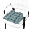 Premium Air Inflatable Seat Cushion - Comfortable Chair Cushion for Wheel Chair - Ideal for Prolonged Sitting - Ideal Seat Cushion for Daily Use (Gray)
