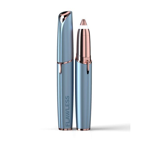 Finishing Touch Flawless Brows Eyebrow Hair Remover for Women, Electric Eyebrow Razor for Women with LED Light for Instant and Painless Hair Removal