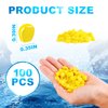 TIPTAP 100PCS Fake Corn Soft Baits, Reusable Carp Fishing Lures, Floating Baits with Attractive Scent for Carp, Trout, & Catfish, Ideal for Freshwater and Saltwater Fishing