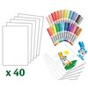 Crayola Pip Squeaks Marker Set (65ct), Mini Washable Markers for Kids, Kids Art Supplies for School, Kids Travel Activity, 4+