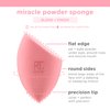 Real Techniques Miracle Powder Sponge, Makeup Blending Sponge For Powder Products, Set Makeup For Natural Finish & Cloud Skin, Buildable Coverage, Velvet Material, Packaging May Vary, 2 Count