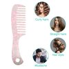 VOCOSTE 1 Pcs Hair Comb Wide Tooth, Anti-Static, for Thick, Curly Hair, Hair Care, Detangling Comb, for Wet and Dry Pink