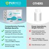 purmeo 5 in 1 High Potency H. Pylori Treatment Probiotics - 1 Per Day - Gastritis, Acid Reflux, Heartburn, Stomach Lining Repair - Pylopass Lactobacillus Reuteri DSM17648 - Made in Germany