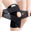 Galvaran Knee Brace with Side Stabilizers for Meniscal Tear Knee Pain ACL MCL Arthritis Injuries Recovery, Breathable Adjustable Knee Support for Men and Women