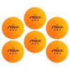 STIGA 6-Pack Orange 3 Star Table Tennis Balls | 40mm ITTF Regulation Size and Weight Ping Pong Balls