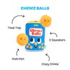 Barkbox BARK Chewz Ballz Plush Dog Toy | Multi-Part Fun for Small Dogs, Perfect for Playtime & Fetch