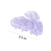 Purple Leaf Shaped Hair Claw Clip 3.5 inch No Slip Acrylic Big Strong Hold Hair Jaw Clamp for Women Girls Thick Thin Hair Hawaii Tropical Party Beach Vacation outfit Accessories